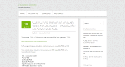 Desktop Screenshot of blog.fabianobento.com.br